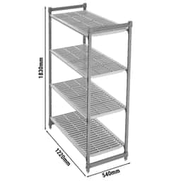 CAMBRO | Camshelving® - Basics Plus Grundregal - mit geschlitzten Regalböden