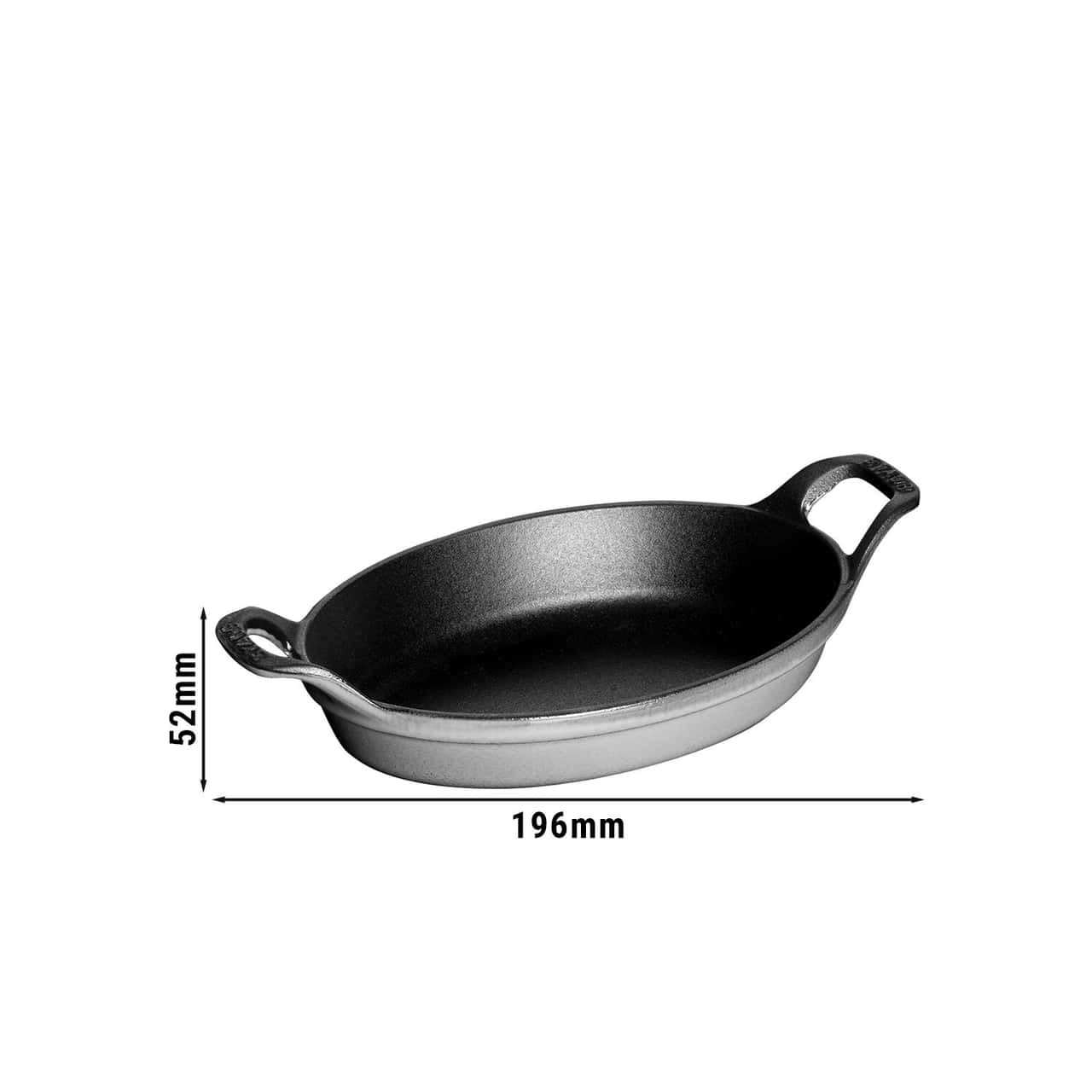 STAUB | SPECIALITIES - Mini-Auflaufform - 150mm - Gusseisen - Graphit-Grau