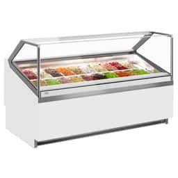 Ice cream counter IVY - 1910mm - air circulation - for 20x 5 liter containers - White