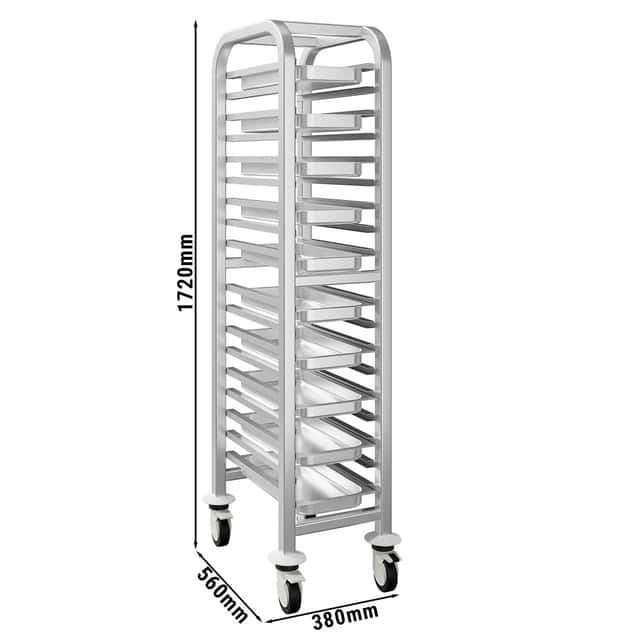 Tablettwagen - 17x GN 1/1