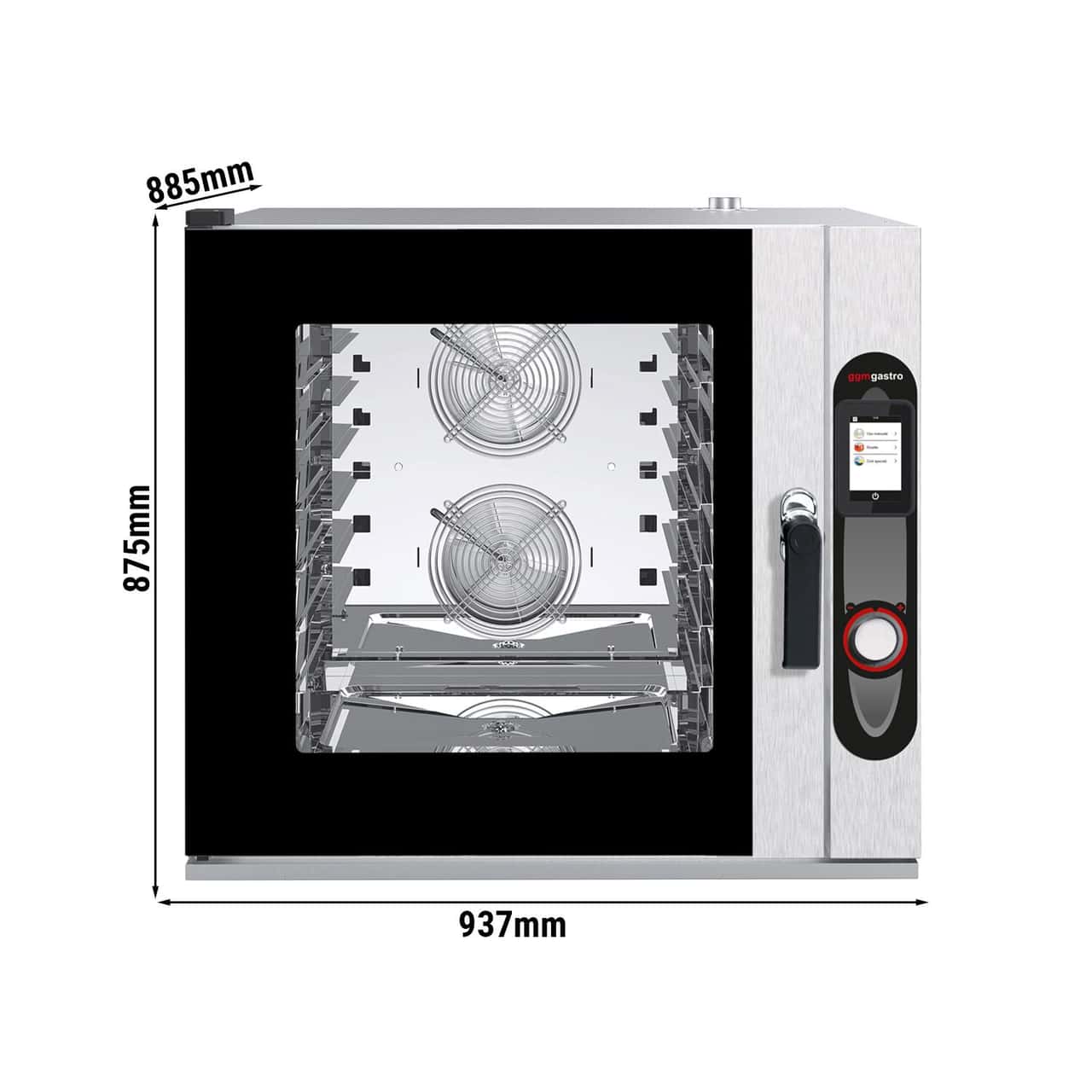 Pekárenský konvektomat  - Touch - 6x EN 60x40