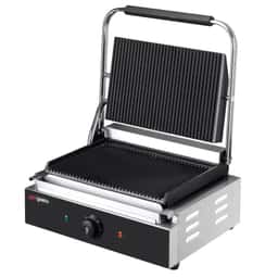 Kontaktgrill - 2,2 kW - oben & unten Gerillt - Grillfläche: 345x235mm