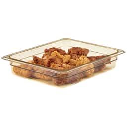 (6 Stück) CAMBRO | H-PAN™ -  Hitzebeständige GN-Behälter 1/2 - Bernstein - Tiefe 65 mm