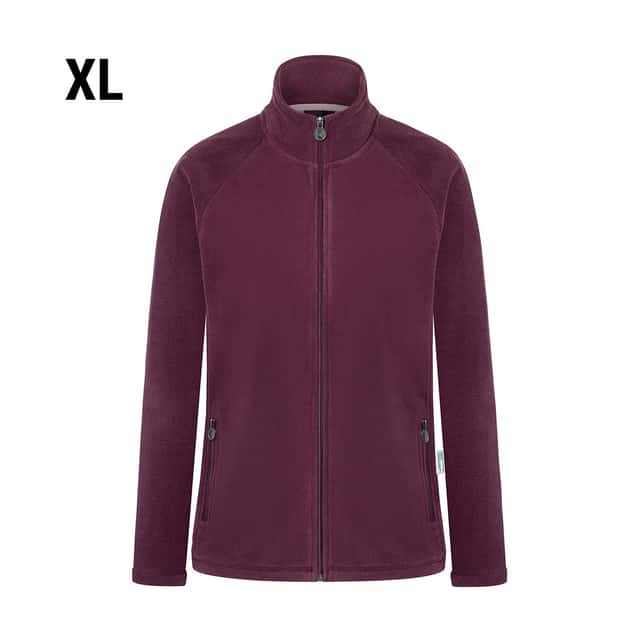 KARLOWSKY | Damen Workwear Fleecejacke Warm-Up - Aubergine - Größe: XL