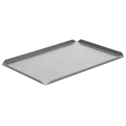 (5 Stück) Konditorei- & Präsentationsplatte aus Aluminium - 500x100x10mm - Silber