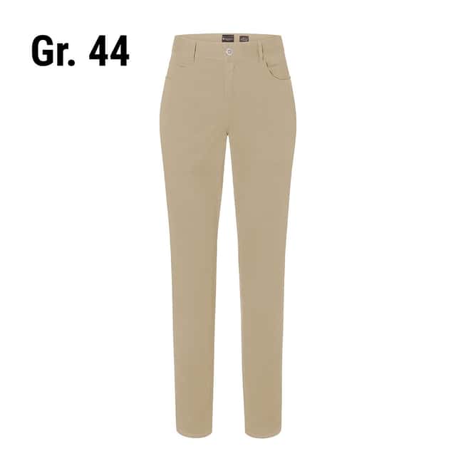 KARLOWSKY | Damen 5-Pocket-Hose - Kieselgrau - Größe: 44