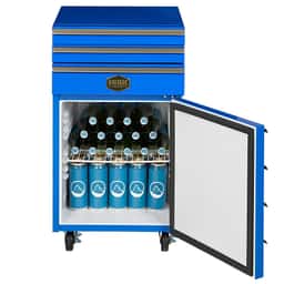 GASTRO-COOL | Kühlschrank „Werkstattwagen“ - 50 Liter - 1 Tür - Blau