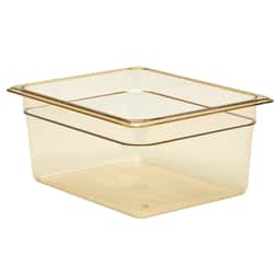 (6 kusů) CAMBRO | H-PAN™ Žáruvzdorné nádoby GN 1/2 - jantar - hloubka 150 mm