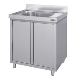 Spülschrank ECO - 800x600mm - mit 1 Becken