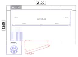 Regalset Aluminium (Eloxiert) - Bautiefe: 460 mm