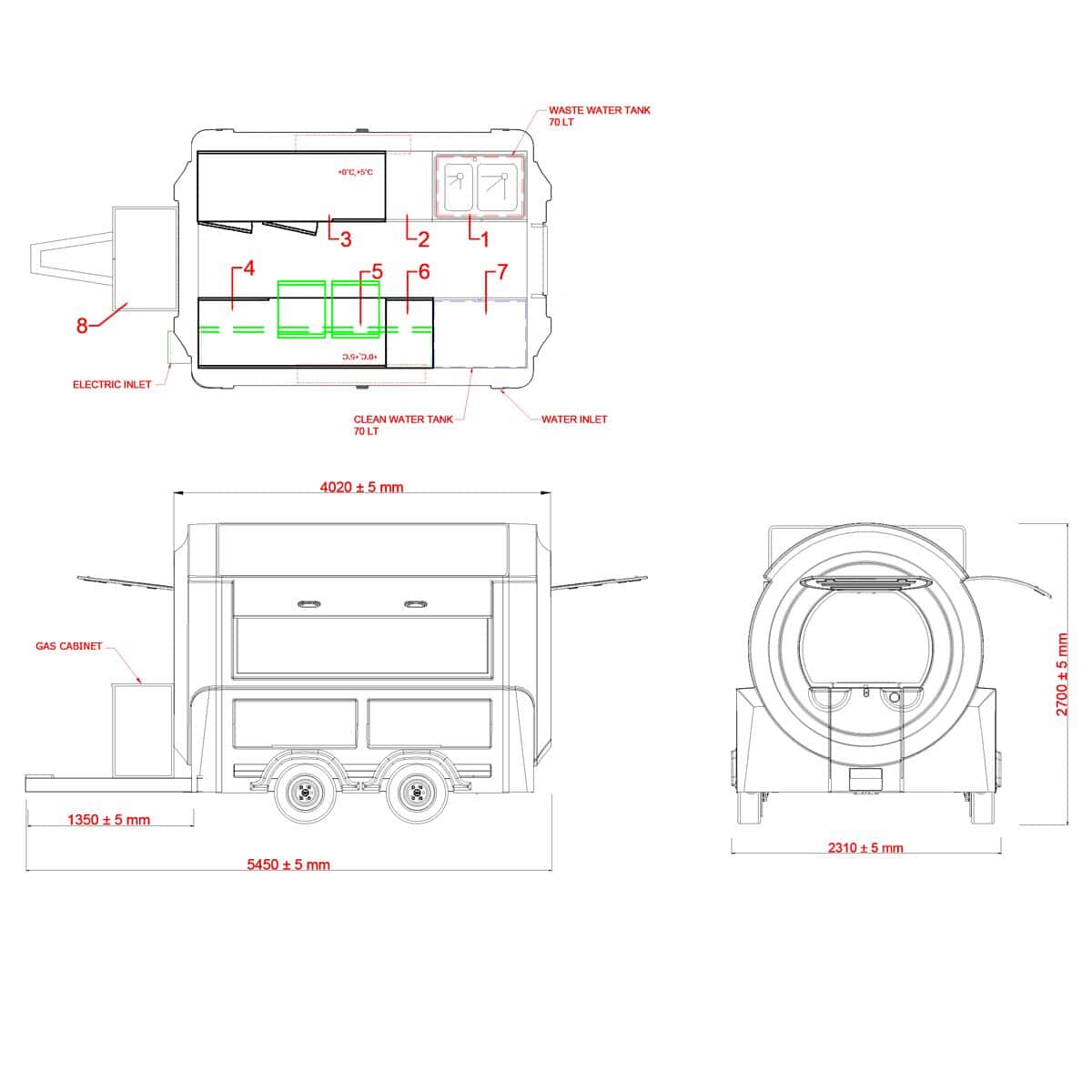 Mobile Kitchen by GGM - Thema: Fast Food / Grundausstattung