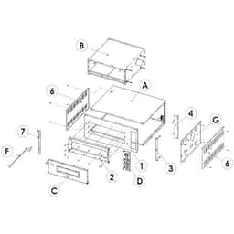 Elektro Pizzaofen - 4+4x 30cm - Manuell