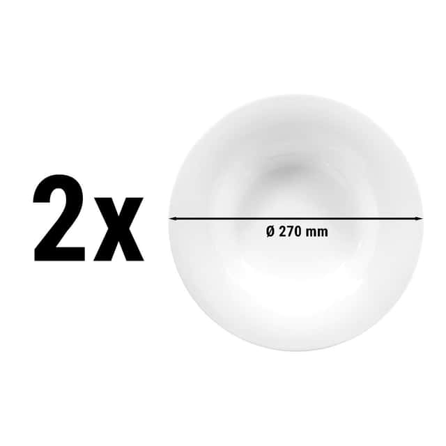 (2 pieces) Seltmann Weiden - Gourmet plate round - Ø 27 cm