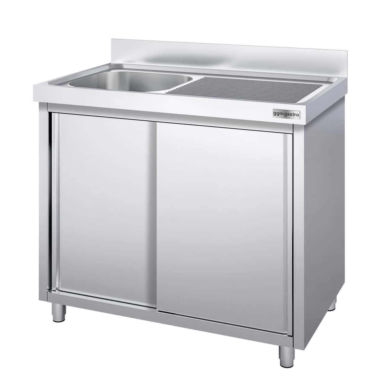 Spülschrank PREMIUM - 1600x600mm - mit 1 Becken links