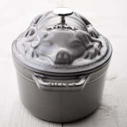 STAUB | LA COCOTTE - Cocotte - Schweinedeckel - oval - 170mm - Gusseisen - Graphit-Grau