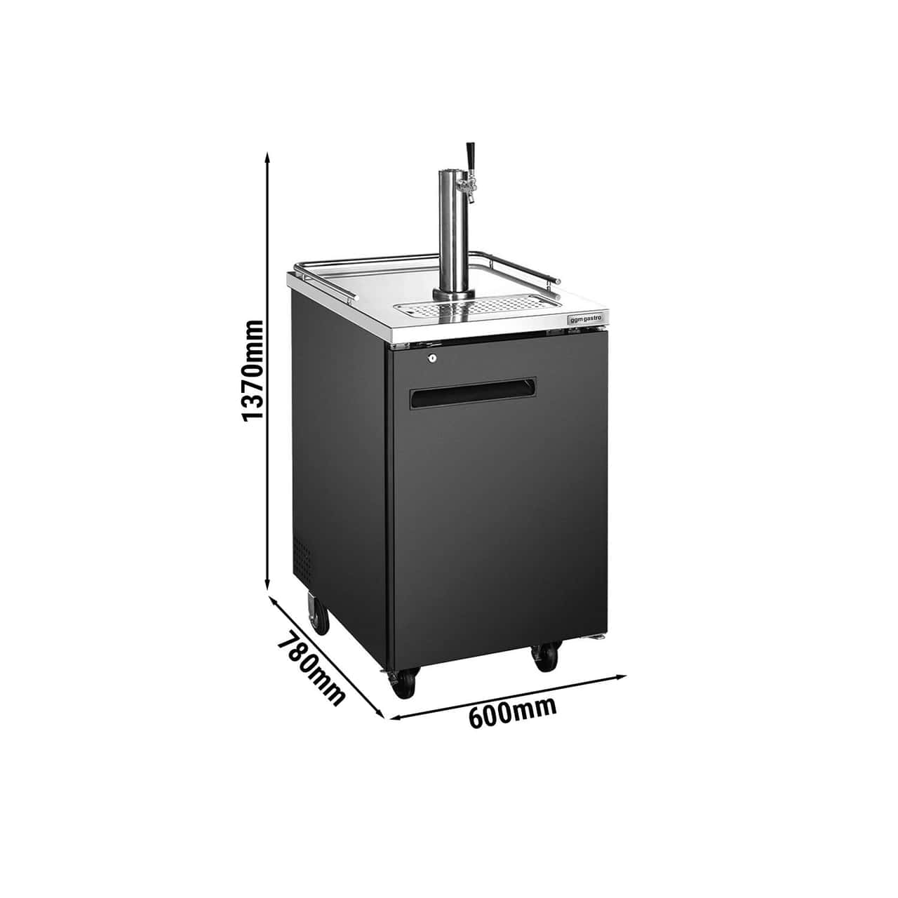 Bierkühler mit Zapfhahn - für 1 x 50 Liter Fass