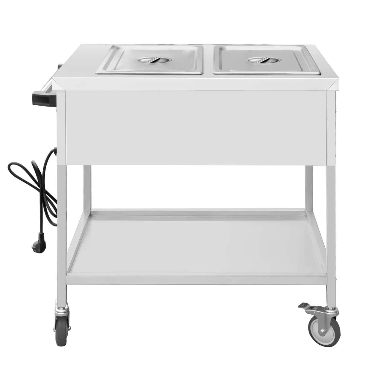 Bain-Marie Thermowagen - 2x GN 1/1 - Beckentemperatur getrennt regelbar