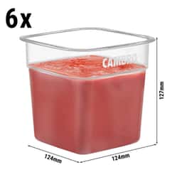 CAMBRO | CAMSQUARES® Polypropylen FreshPro - nádoba 0,9L - transparentní