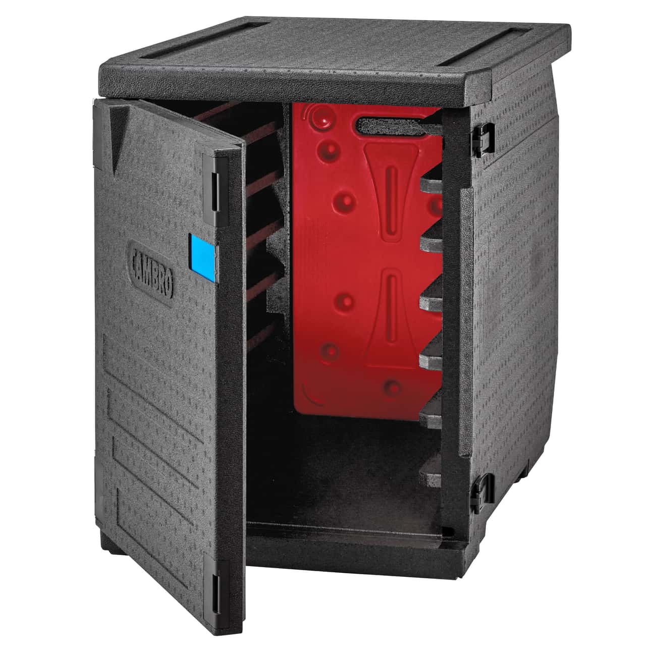 CAMBRO | CAM GOBOX® - Frontloader - EN 60x40 - mit 6 Auflageschienen - Schwarz