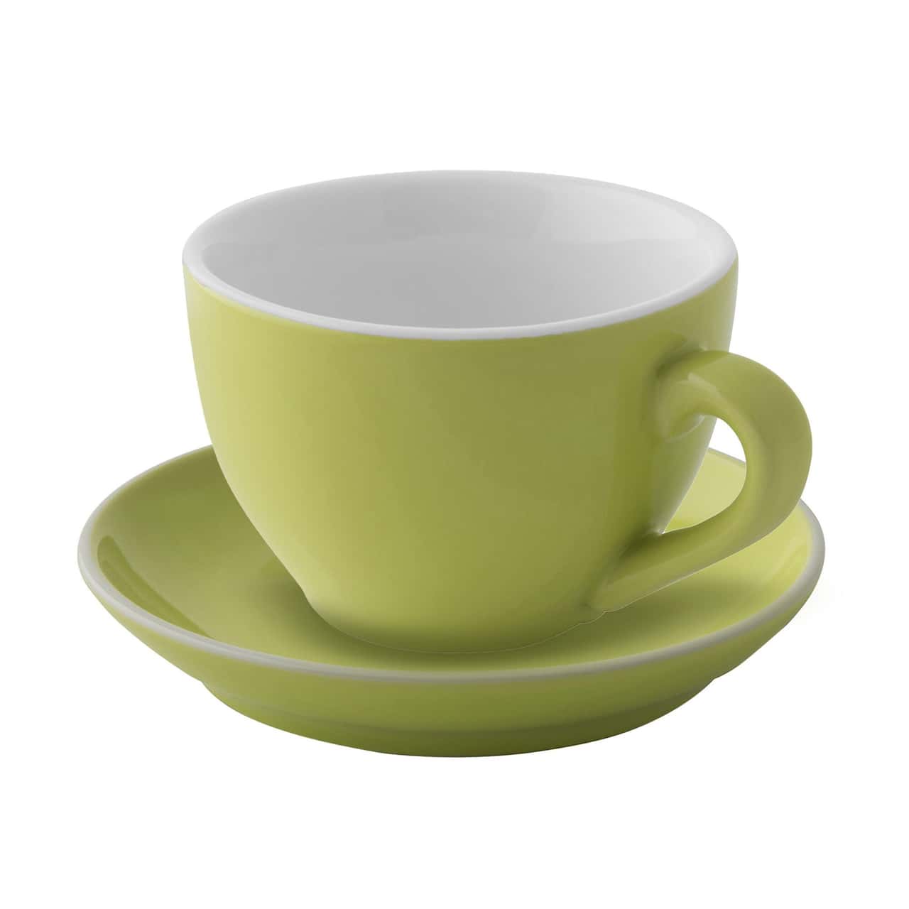 (6 Stück) COLORS - Cappuccinotasse - 180ml  - Lime