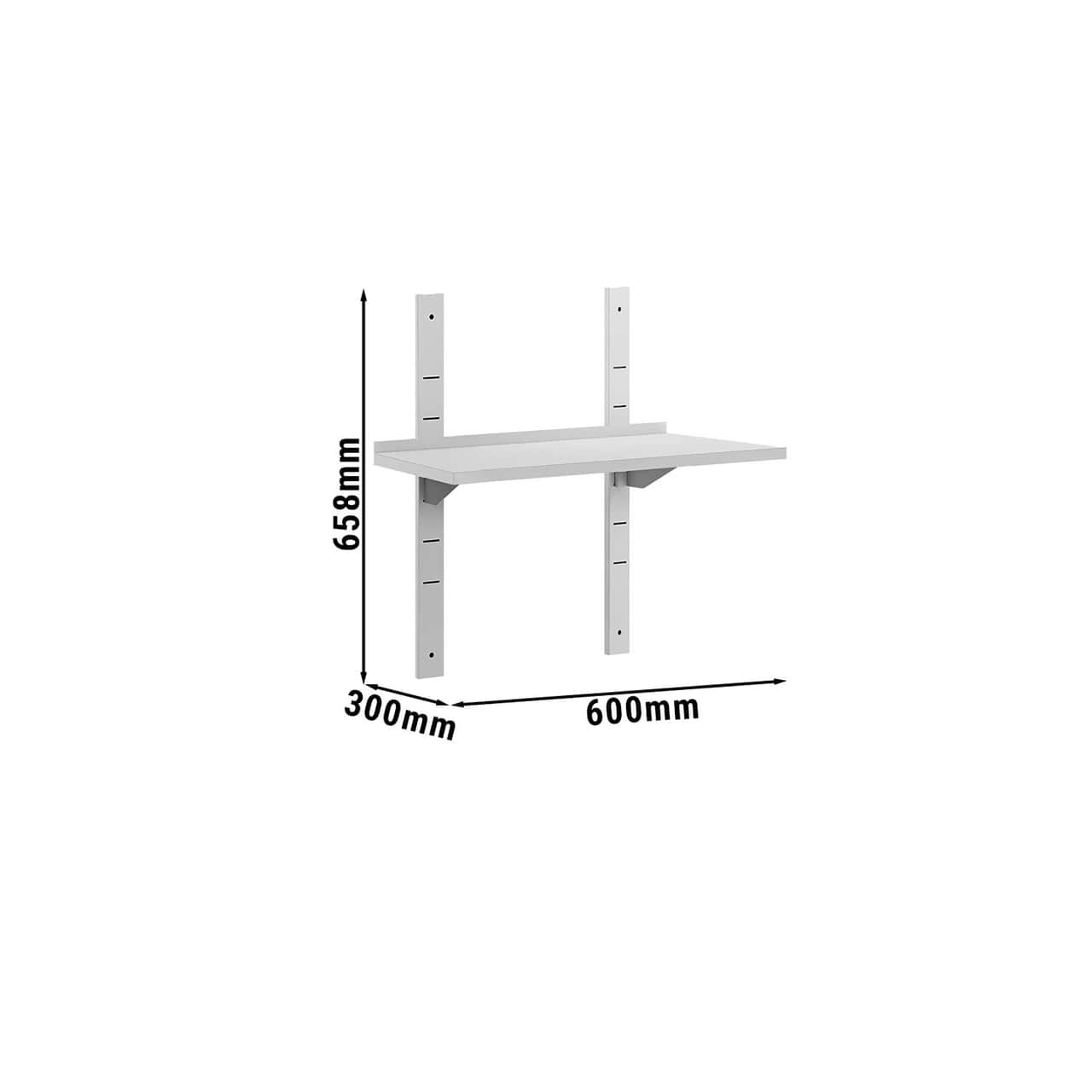 Wandborde ECO - 600x300mm - mit 1 Etage