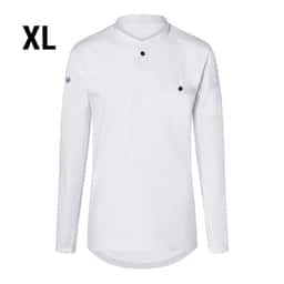 (6 Stück) KARLOWSKY | Langarm Herren Arbeitsshirt Performance - Weiß - Größe: XL