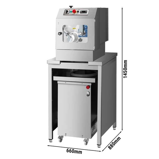 Teigportionier​er inkl. Teigabrunder & Untergestell - Gewichtsbereich: ~50-300g