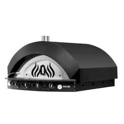 Gas pizza oven - Black - 11x 25cm - Manual