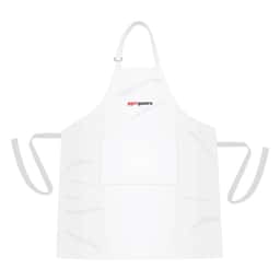 (5 Stück) Bistroschürze - Weiß - mit GGM Gastro Logo - B x H: 67 x 84 cm