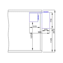 Tiefkühlzelle - 1800x1500mm - 3,47m³ - inkl. Tiefkühlaggregat & Lamellen