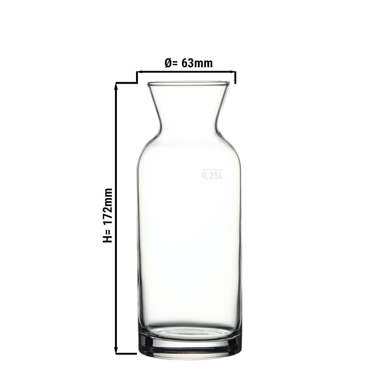 (12 Stück) Karaffe - VILLAGE - 250 ml