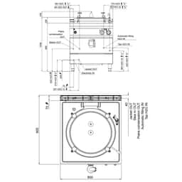 Elektro Druck Kochkessel - 150 Liter - 18 kW - Indirekte Beheizung