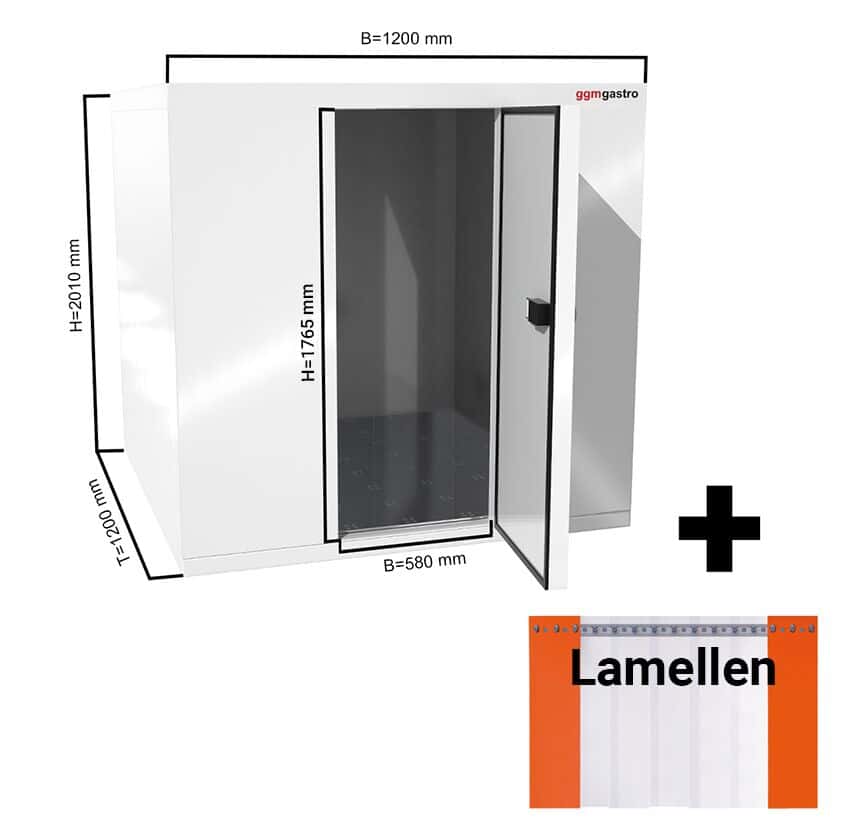 Mrazicí box - 1,2 x 1,2 m - výška: 2,01 m - 1,6 m³