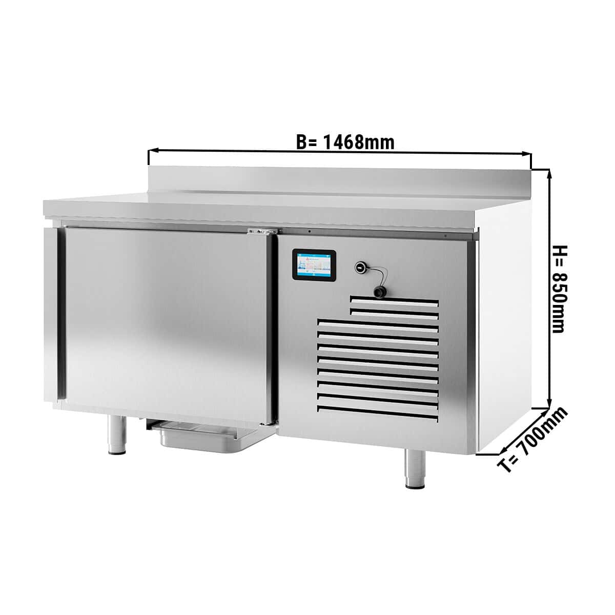 Schockfroster-Tisch - Touch - 120 Liter - 7x GN 1/1 oder EN 60x40