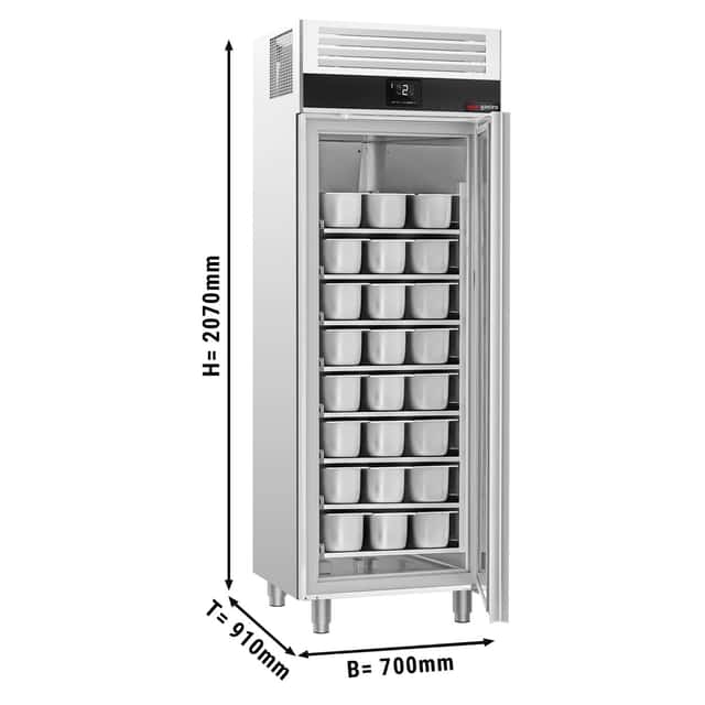 Eistiefkühlschrank PREMIUM - EN 60x80 - 700 Liter - mit 1 Tür