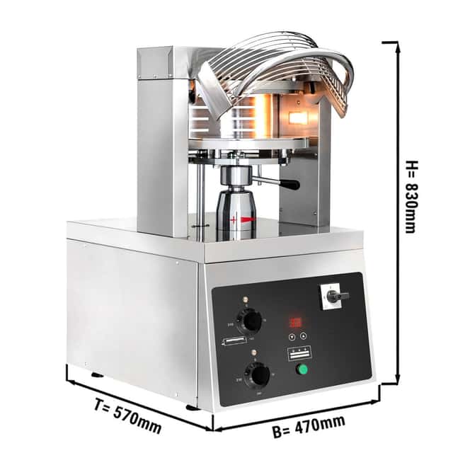 Pizzapresse - für 33 cm Pizzateig