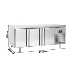 Bäckereikühltisch Premium PLUS - 2185x800mm - mit 3 Türen