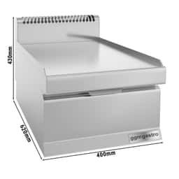 Neutralelement - 400mm - mit Schublade - 1x GN 1/1 oder 2x GN 1/2