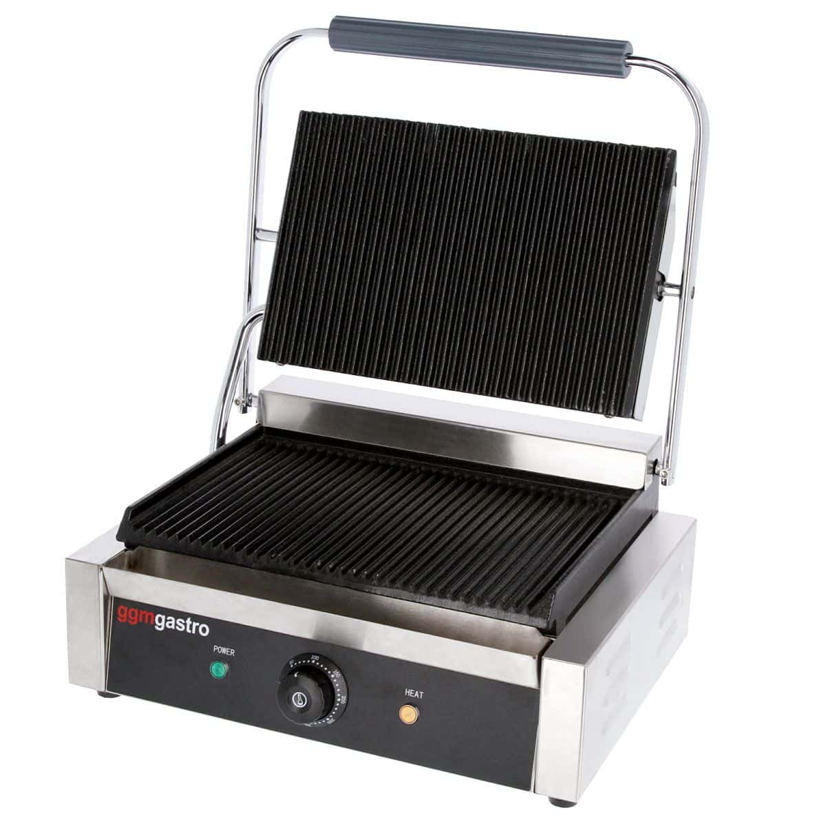 Kontaktgrill - 2,8 kW - oben & unten Gerillt - Grillfläche: 340x230mm