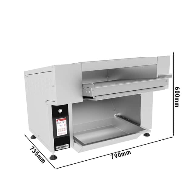 Durchlauftoaster - 9,6 kW - horizontal