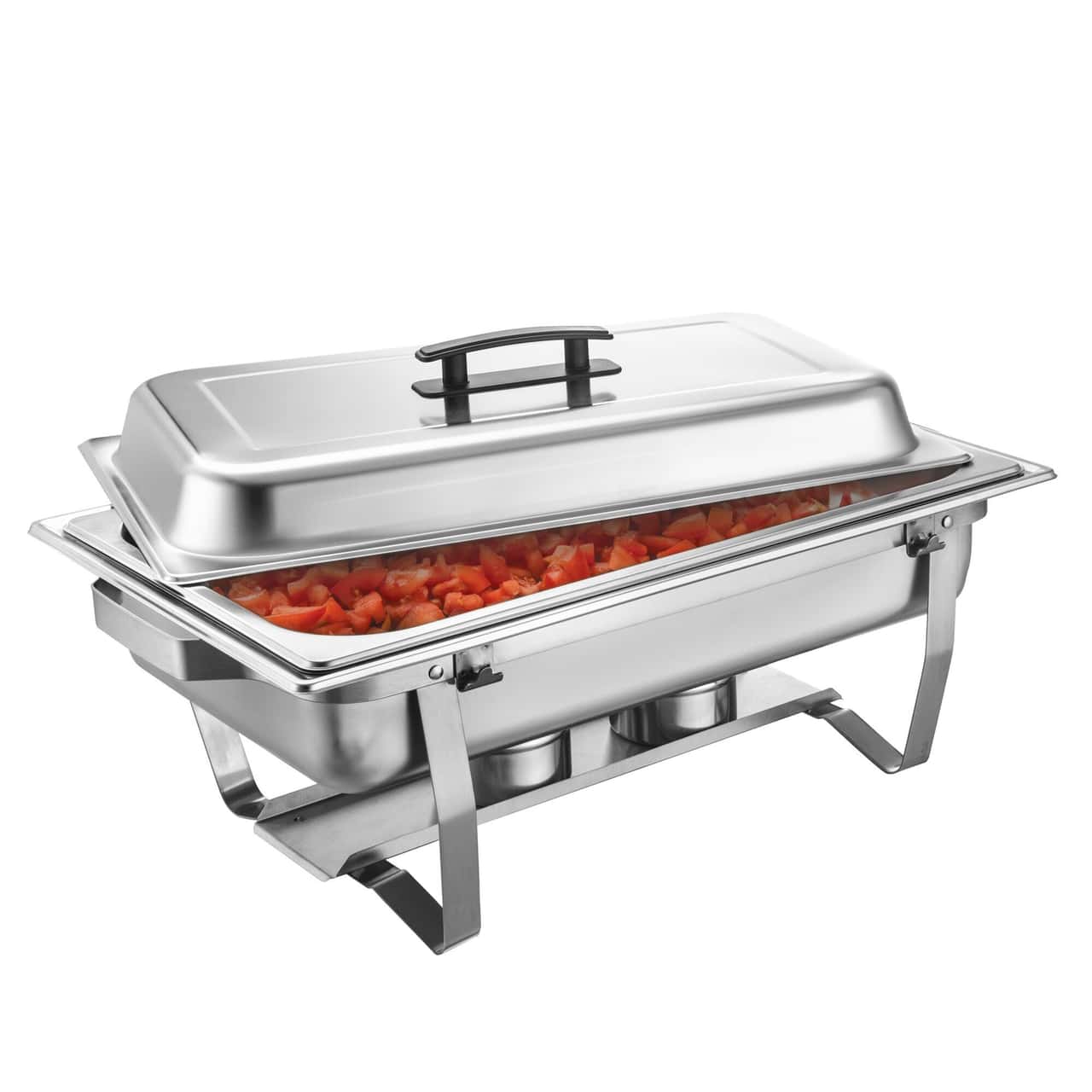 Chafing Dish - GN 1/1 - mit Deckel - Gestell zusammenklappbar