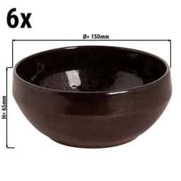 (6 Kusů) BAMA COPPER - Miska - Ø 15 cm - měď