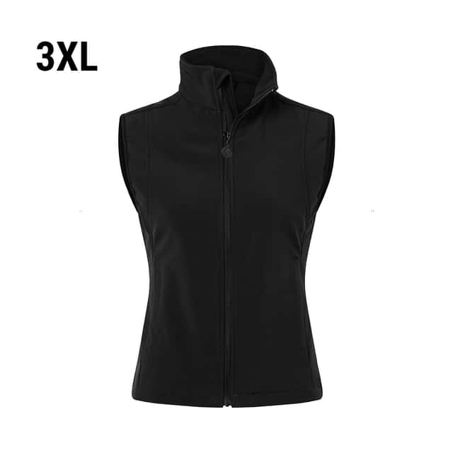 KARLOWSKY | Damen Softshellweste Classic - Schwarz - Größe: 3XL