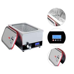 Sous-Vide-Garer - 24 Liter - 700 Watt - mit Ablasshahn & Deckel