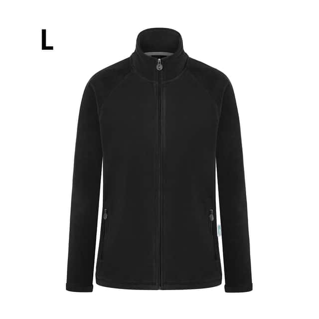 KARLOWSKY | Damen Workwear Fleecejacke Warm-Up - Schwarz - Größe: L