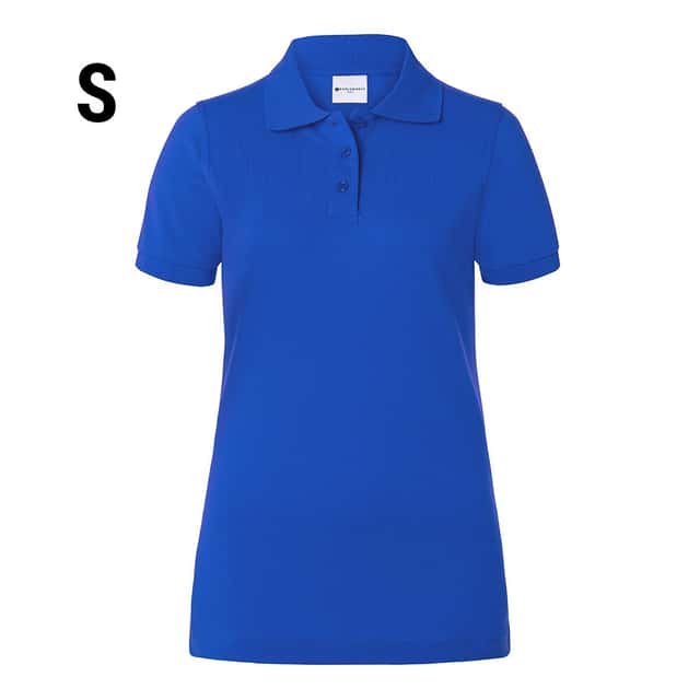 KARLOWSKY | Damen Workwear Poloshirt Basic - Blau - Größe: S