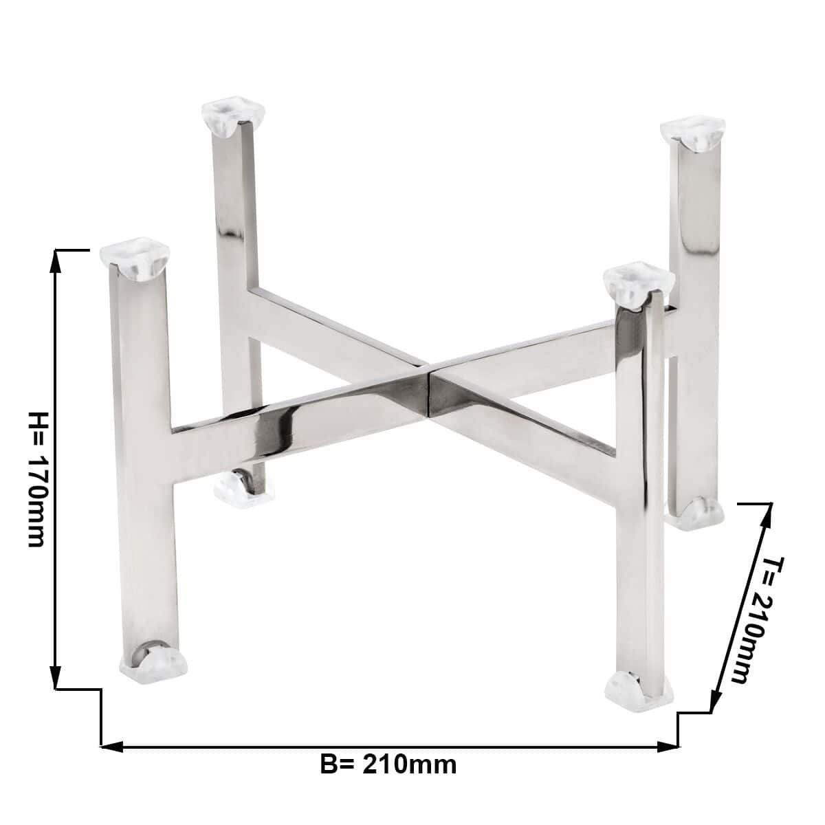 Buffetständer - Höhe: 170mm - Chrom