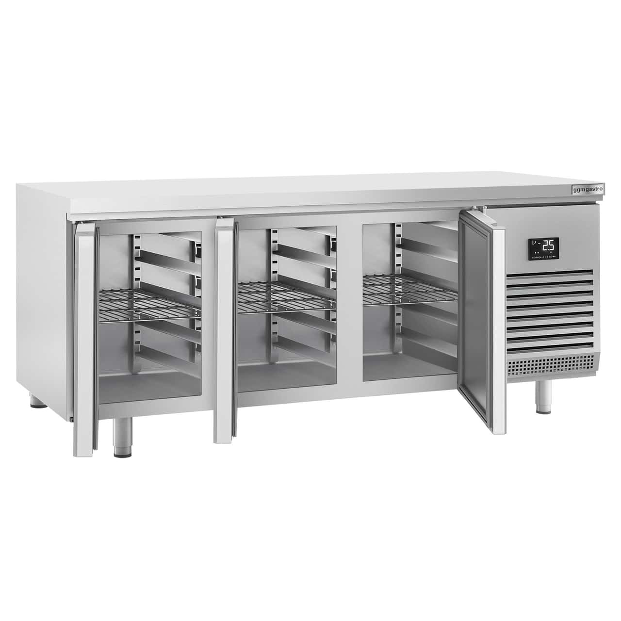 Bäckereikühltisch Premium PLUS - 2185x800mm - mit 3 Türen