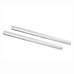 Edelstahlschienen - 1x links & 1x rechts - 530mm - GN 1/1 mit plastifiziertem Tragrost - GN 1/1 - 325x530mm