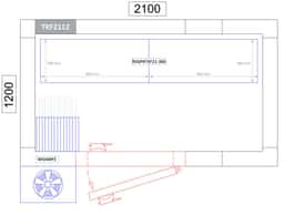 Regalset Aluminium (Eloxiert) - Bautiefe: 360 mm